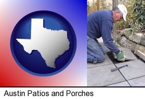 Austin, Texas - a patio builder